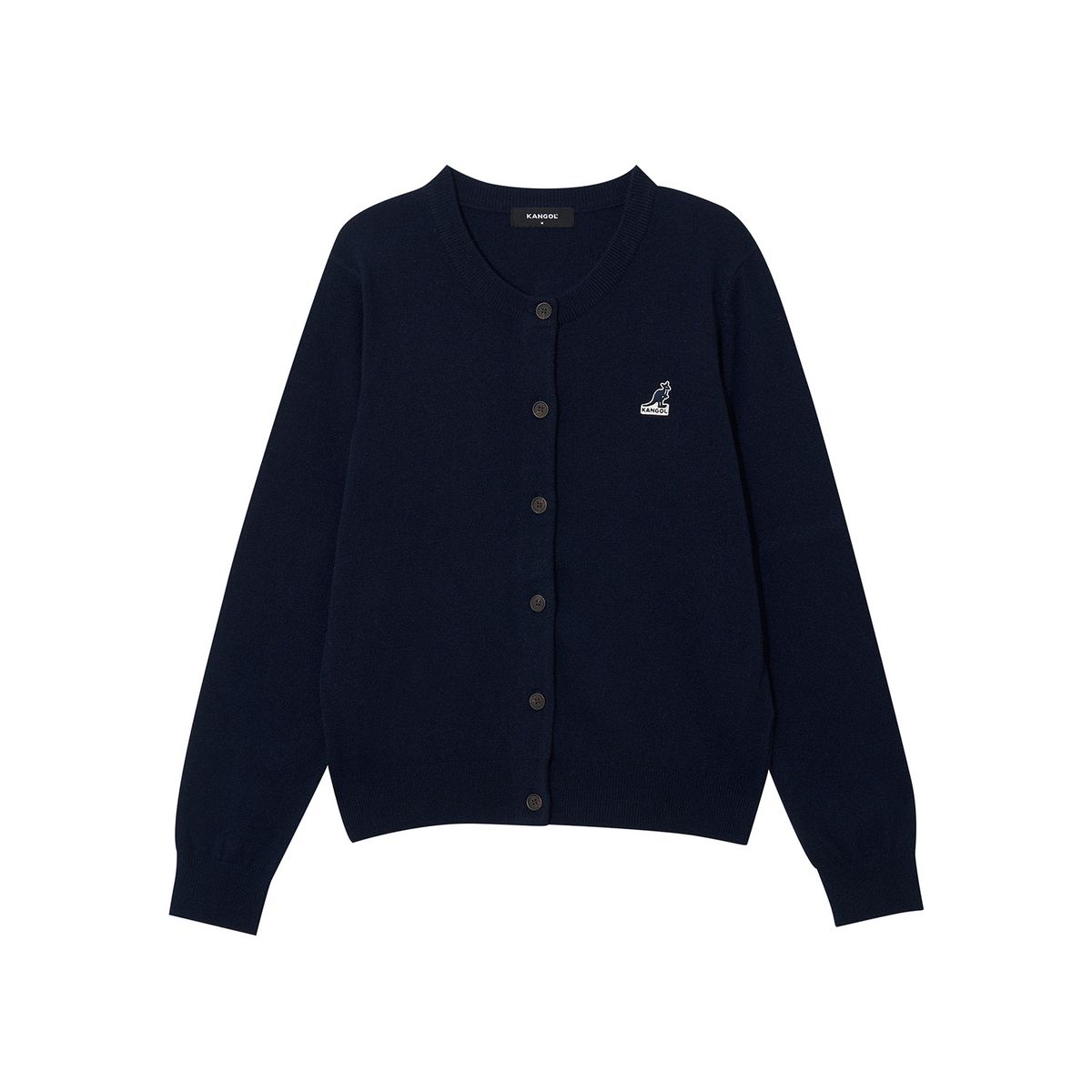 캉골(KANGOL) 우먼스 플레인 가디건 1913 네이비