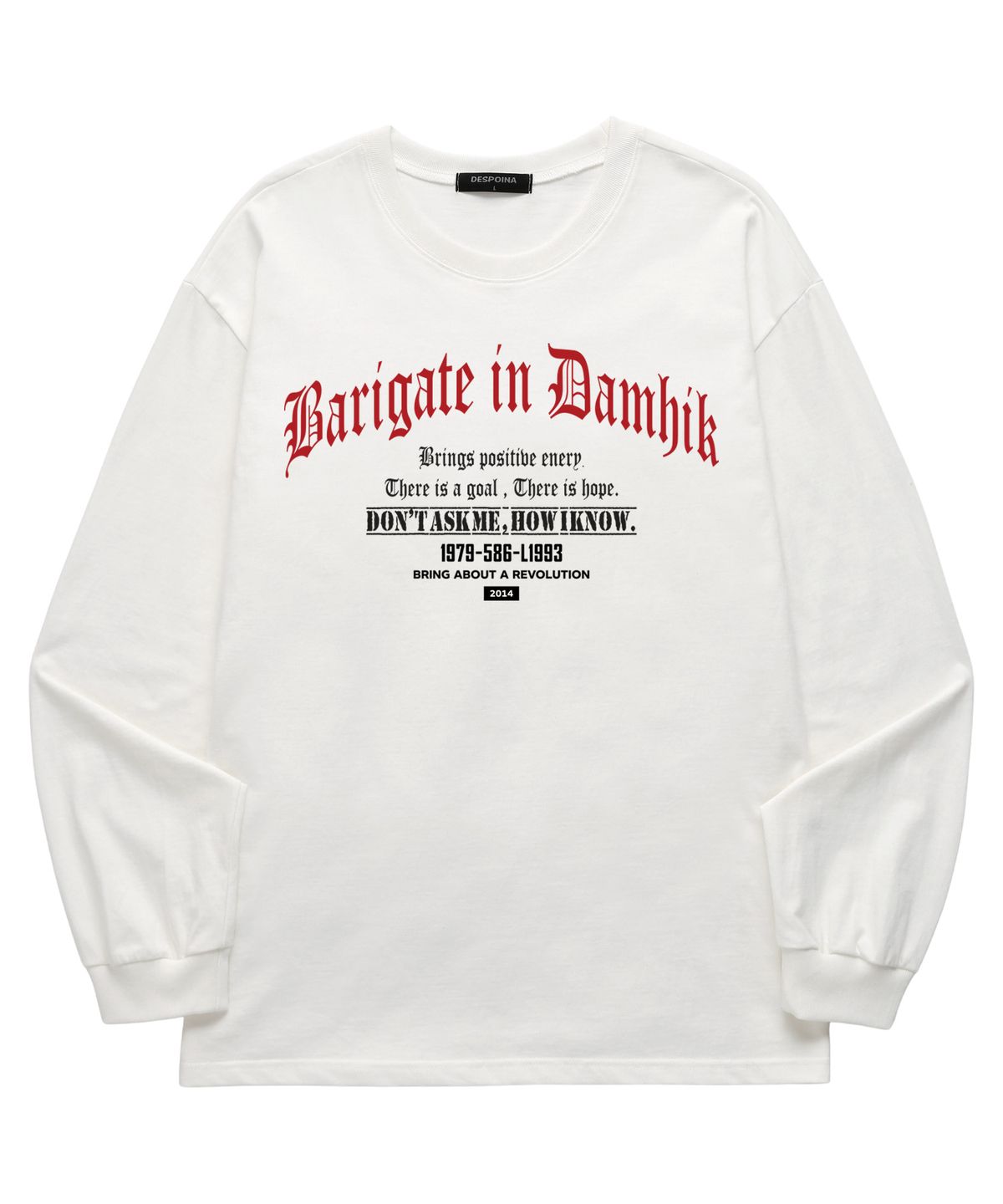 바리게이트(BARIGATE) L1993 롱슬리브 (BLS032) 화이트