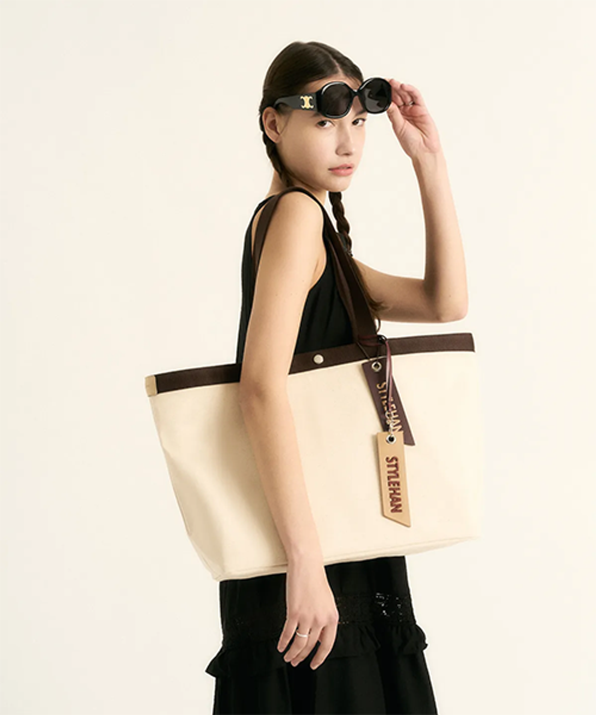스타일한(STYLEHAN) Dama 쇼퍼백 Natural