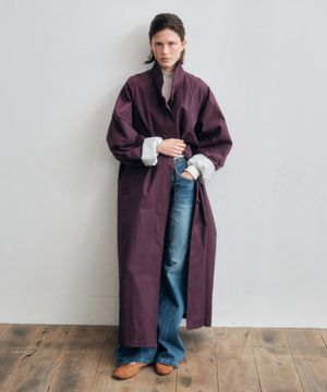 Urban Field Maxi Safari Coat_CTO143(Wine)