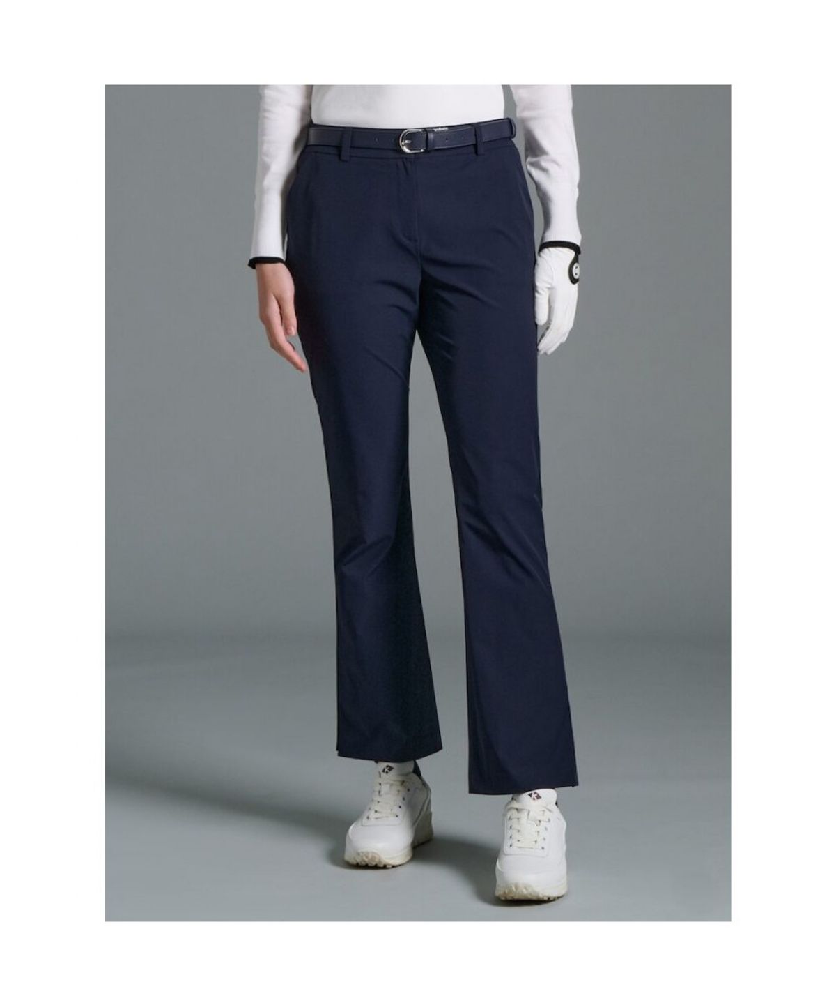 빈폴골프(BEANPOLE GOLF) 여성 핏업 부츠컷 팬츠 - 네이비