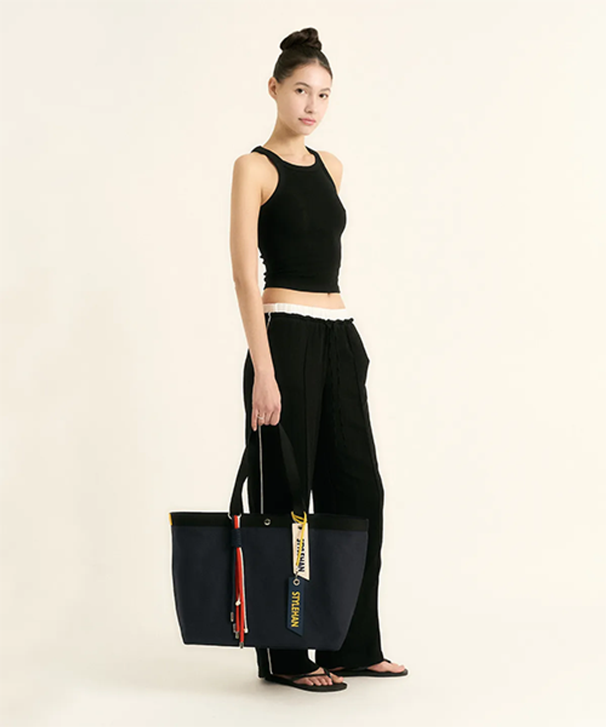 스타일한(STYLEHAN) Dama 쇼퍼백 Navy