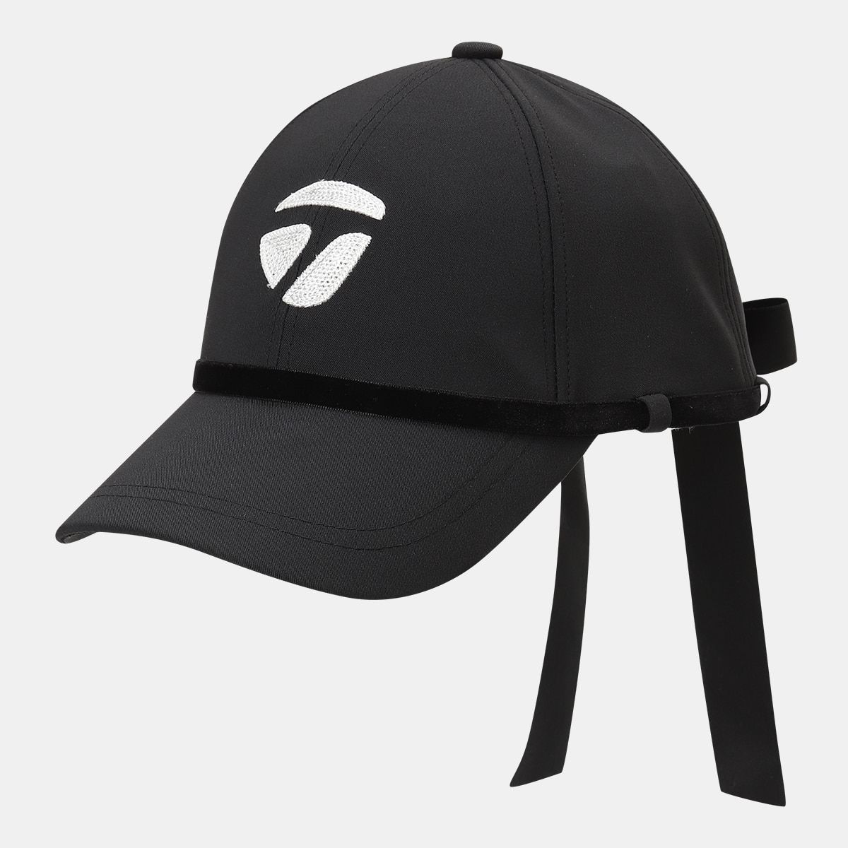 테일러메이드 어패럴(TAYLORMADE APPAREL) 여성 벨로아 테잎 리본 볼캡 THO-76HG22-199