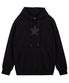 크로스 스타 후드 블랙