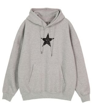 크로스 스타 후드 그레이