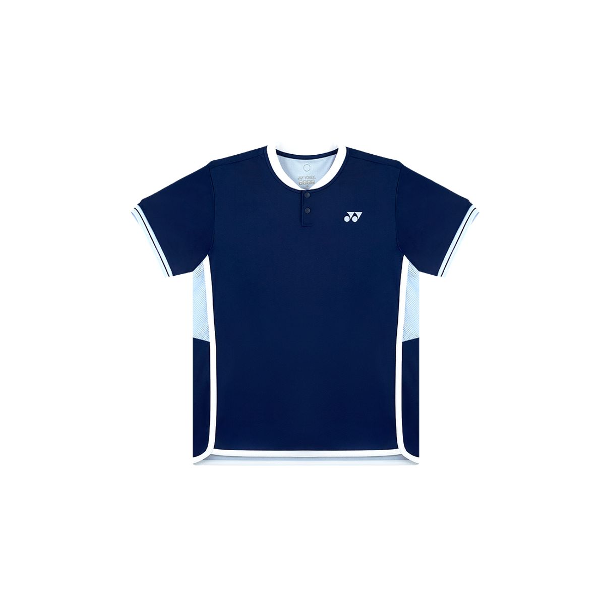 요넥스(YONEX) 255TS023M 네이비 블루 남성용 헨리넥 테니스 게임웨어