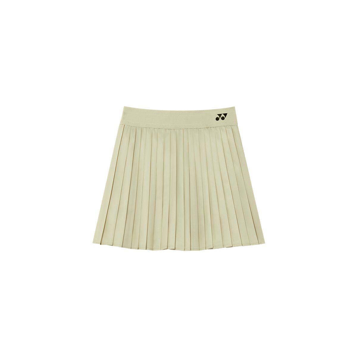 요넥스(YONEX) 255PS002F 라이트 베이지 여성용 허리밴드 플리츠 테니스 스커트