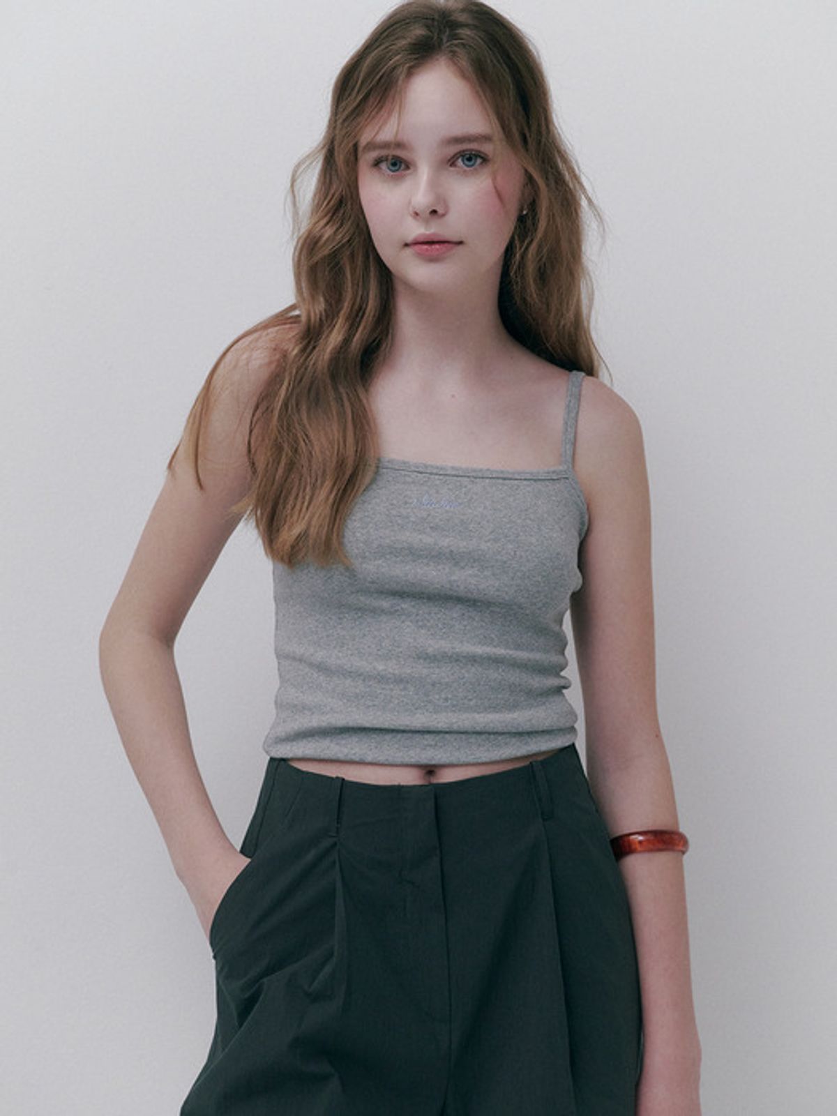 사사에오르빗(SASAEORBIT) Sasae Sleeveless Gray