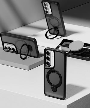 [거치대/회전기능] 아이폰 17/16/15 갤럭시 S26 울트라 플러스 엣지 전기종  맥세이프 스탠드 링 컬러엣지 케이스