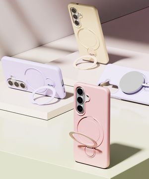 [4COLOR/거치기능] 아이폰 17/16/15 갤럭시 S26 울트라 플러스 엣지 전기종  맥세이프 스탠드 링 헤이즐 실리콘 케이스