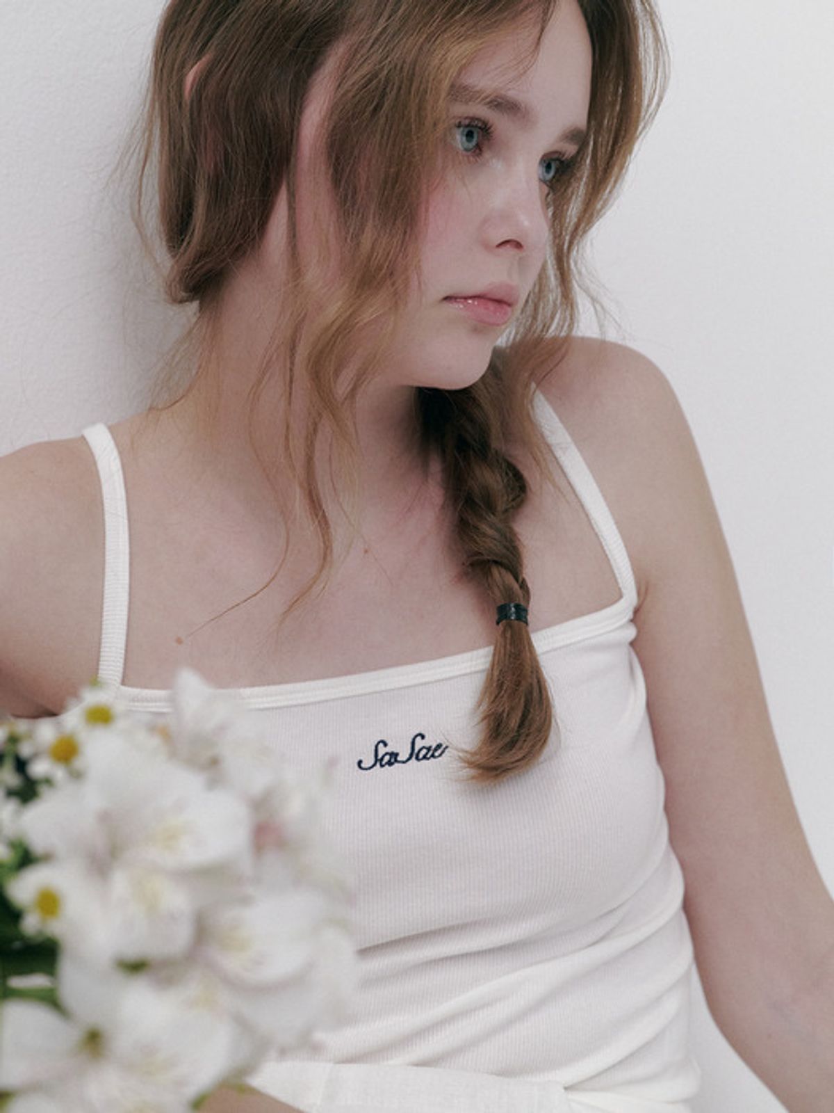 사사에오르빗(SASAEORBIT) Sasae Sleeveless White