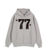 럭키 77 후드 그레이
