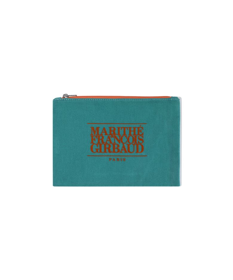 CLASSIC LOGO COLOR COTTON POUCH teal