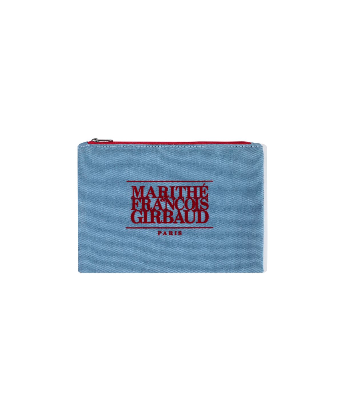 마리떼 프랑소와 저버(MARITHÉ + FRANҪOIS GIRBAUD) CLASSIC LOGO COLOR COTTON POUCH light blue