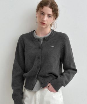 소프트 코튼 라운드넥 가디건 MDCD053_5 Colors