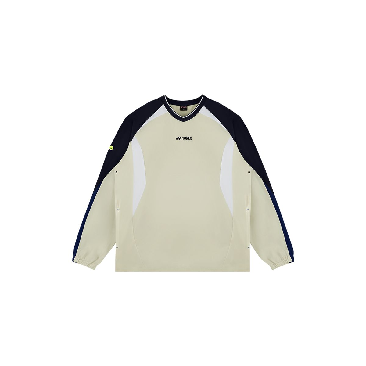 요넥스(YONEX) 255JJ005U 라이트 베이지 남녀공용 시즌 컬러 포인트 테니스 자켓
