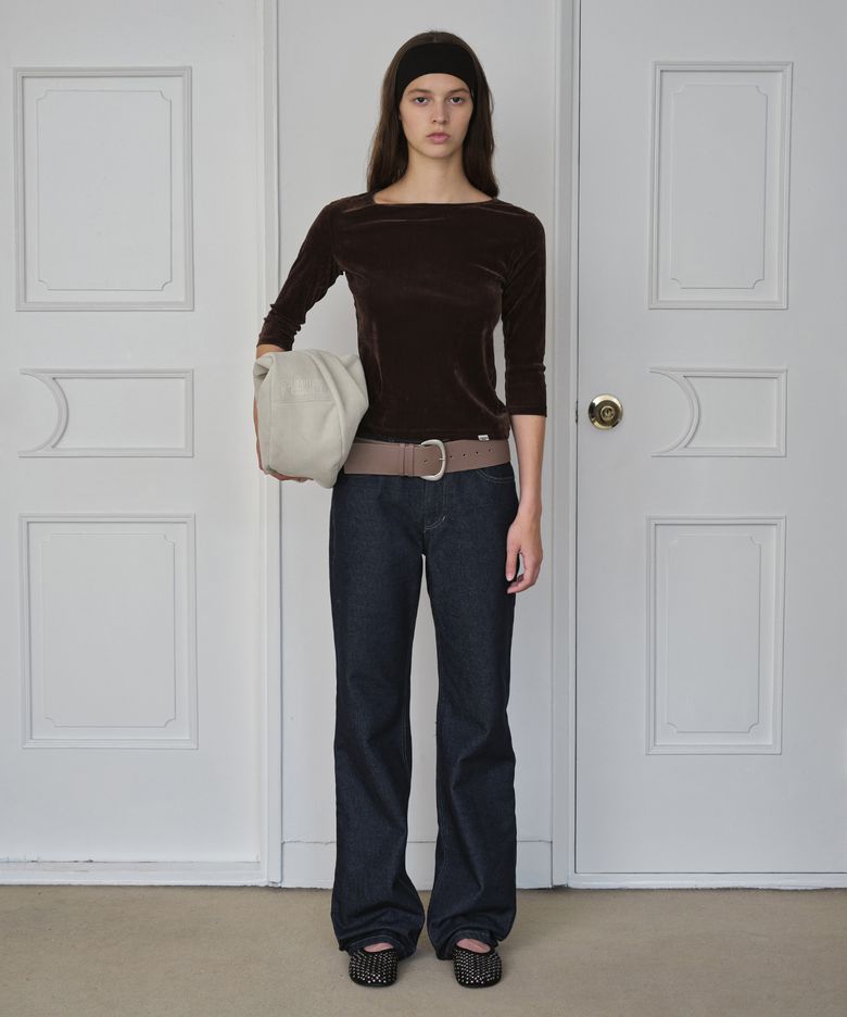 Straight-leg Non-fade Jeans / Indigo Blue