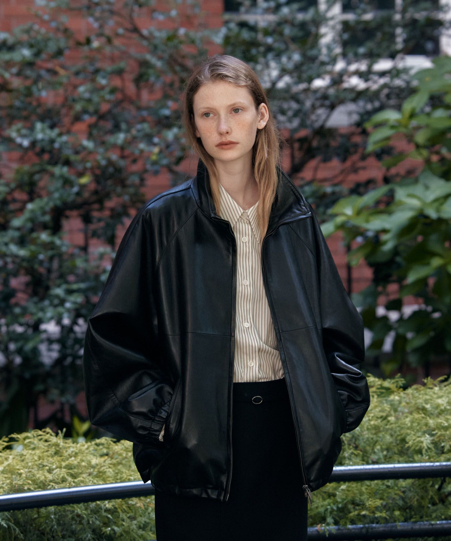 leather jacket | No.1 K-fashion Store MUSINSA