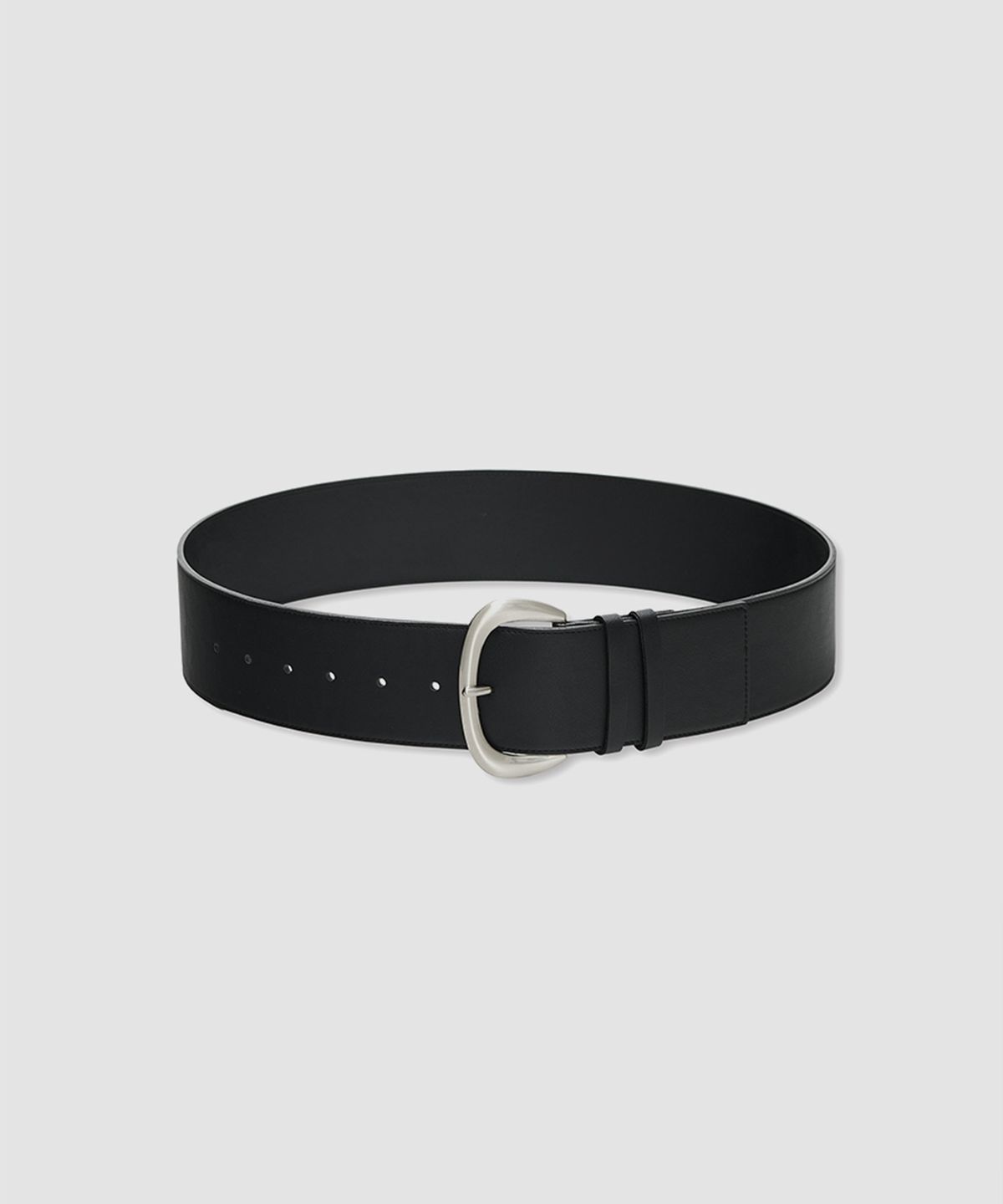 시메트릭 퍼센트(SYMMETRICPERCENT) Wide Buckle Belt / Black