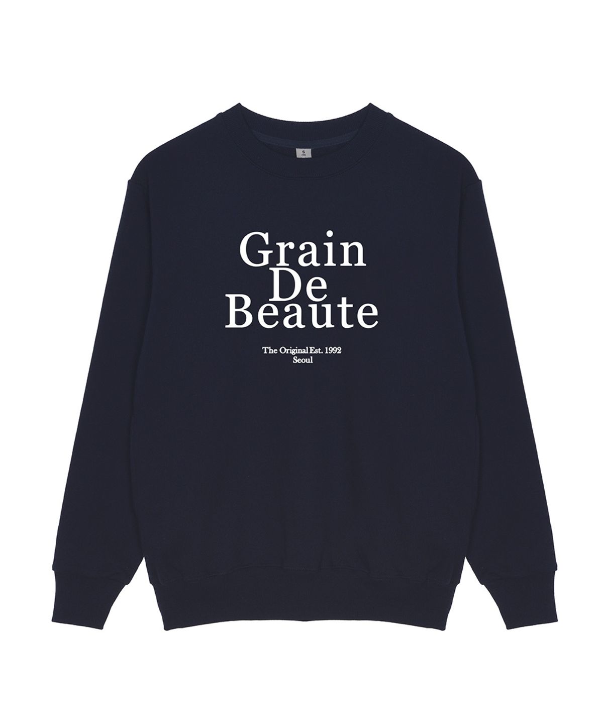 그랭드보떼(GRAIN DE BEAUTE) Basic GDB Sweat [NAVY]