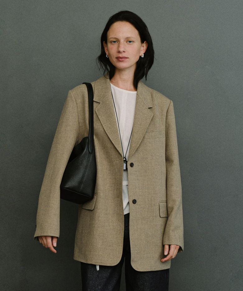 Moss single button jacket