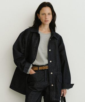 Denim utility jacket