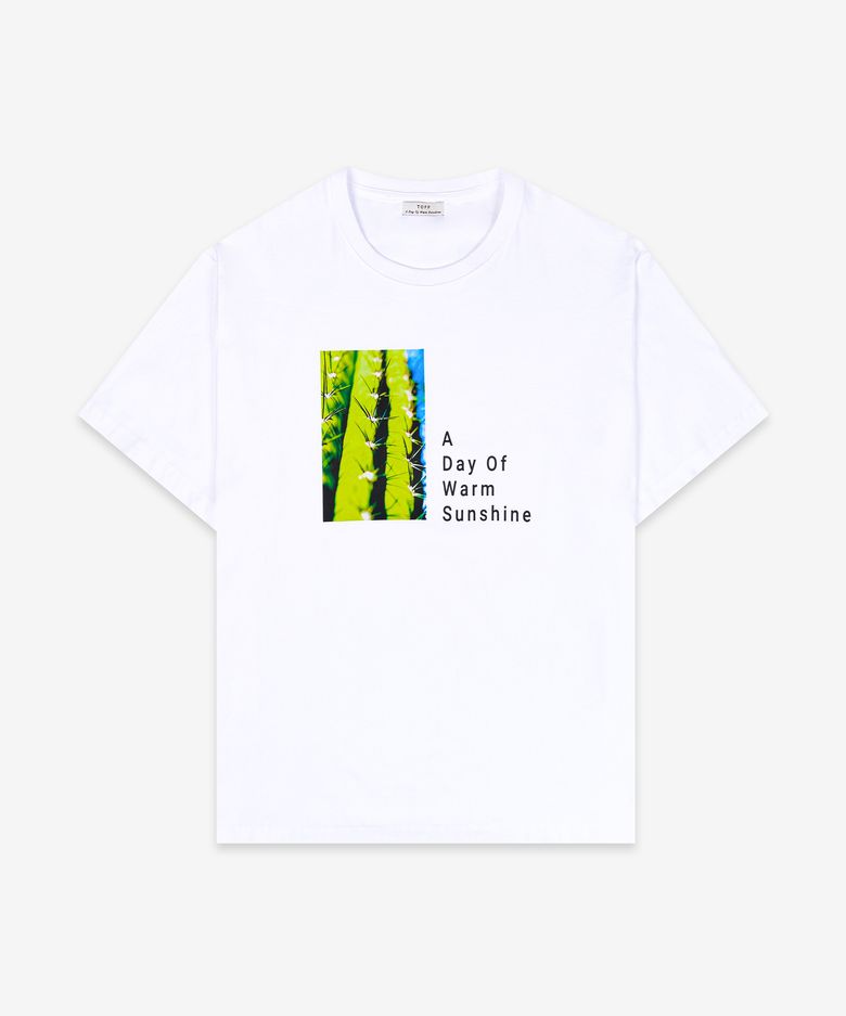 Cactus photo t-shirt (White)
