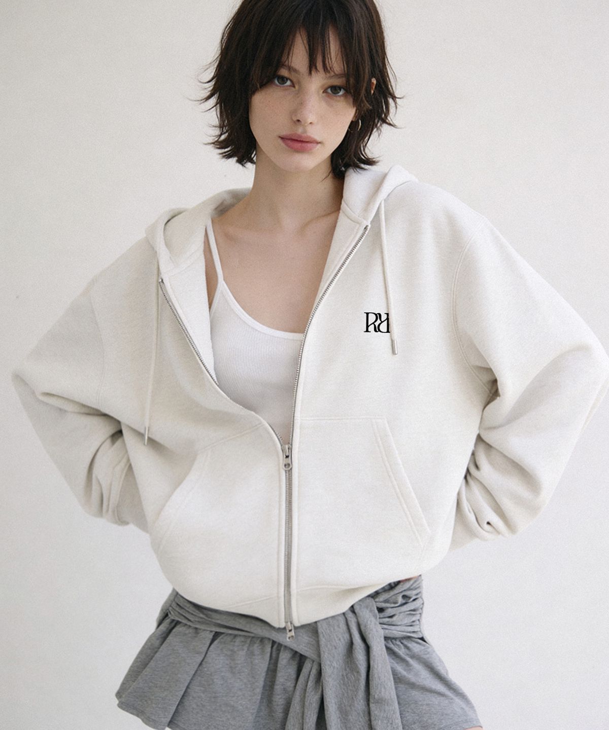 랜덤오프(RANDOMOFF) R:SIGNET OVER FIT 2-WAY ZIP-UP (4color)