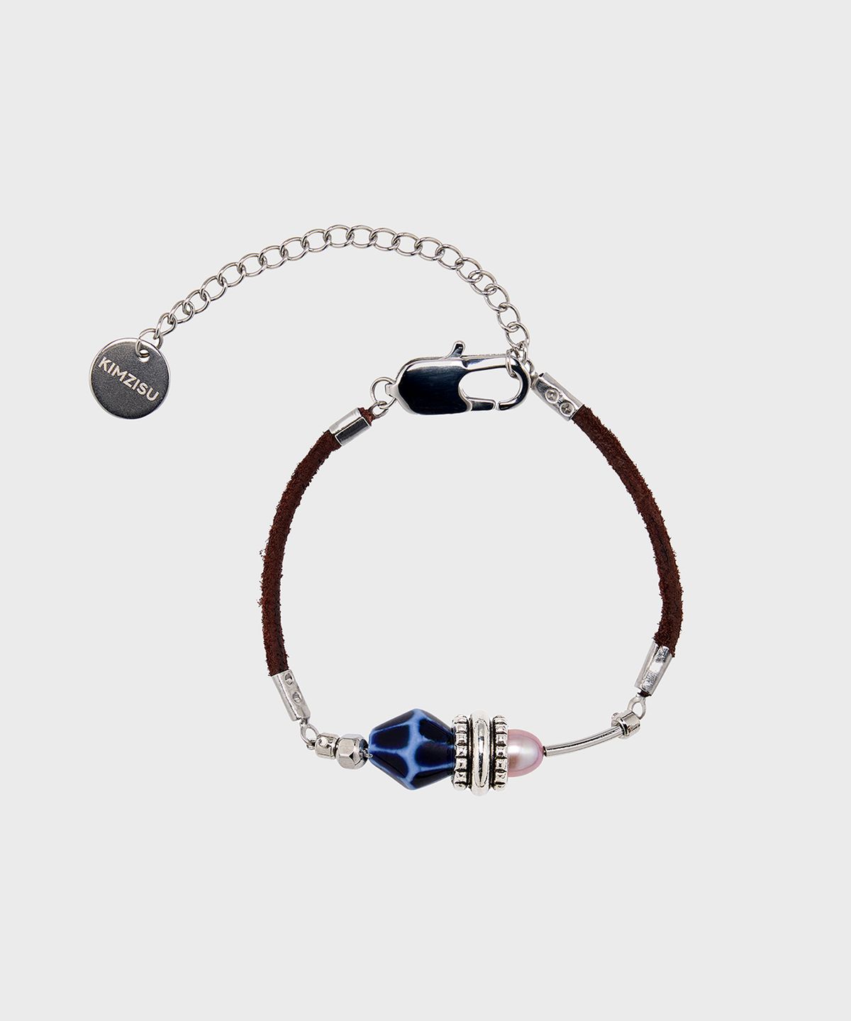 킴지수(KIMZISU) Stone Combi Bracelet - Blue Mineral _ BLUE