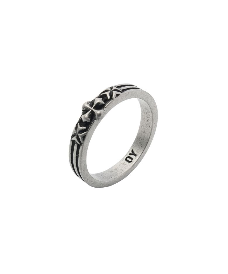 MULTI CROSS RING - SILVER