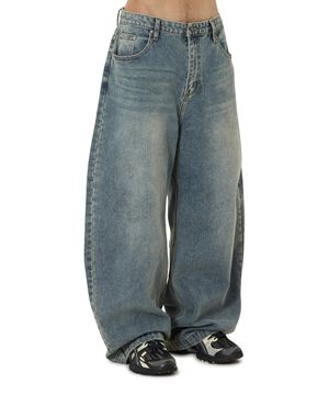 WIDE VOLUME PANTS - DEEP BLUE