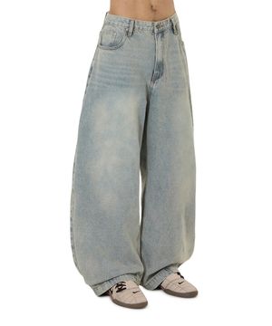 WIDE VOLUME PANTS - LIGHT BLUE
