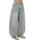 WIDE VOLUME PANTS - LIGHT BLUE