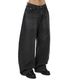 WIDE VOLUME PANTS - WASHED BLACK