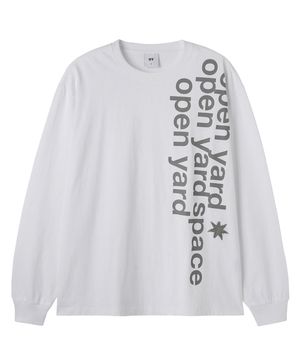 BOLD PATCH L/S TEE - WHITE
