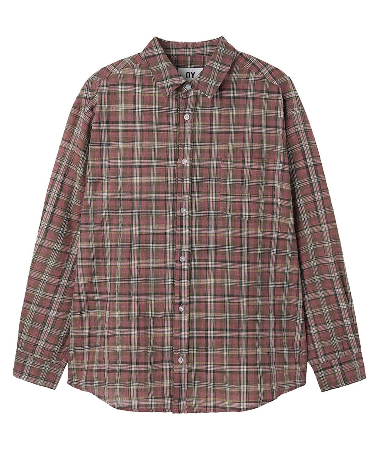오픈야드(오와이)(OPENYARD(OY)) VINTAGE CHECK SHIRT - PINK