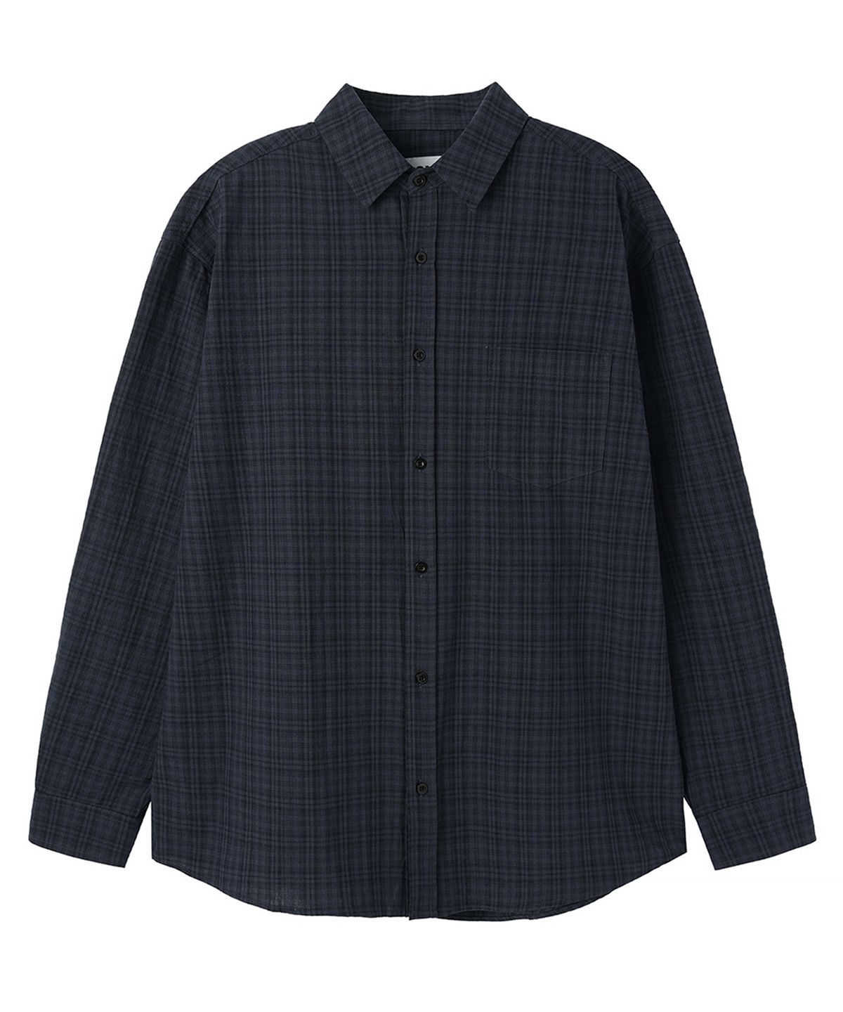 오픈야드(오와이)(OPENYARD(OY)) NEAT CHECK SHIRT - NAVY