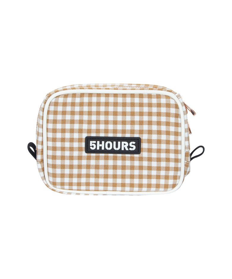 Gingham Check BELTBAG _ BEIGE
