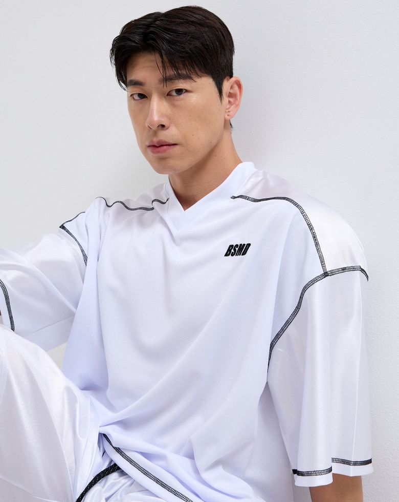 가이롭바 럭비져지 오버핏 반팔 티셔츠 숏 슬리브