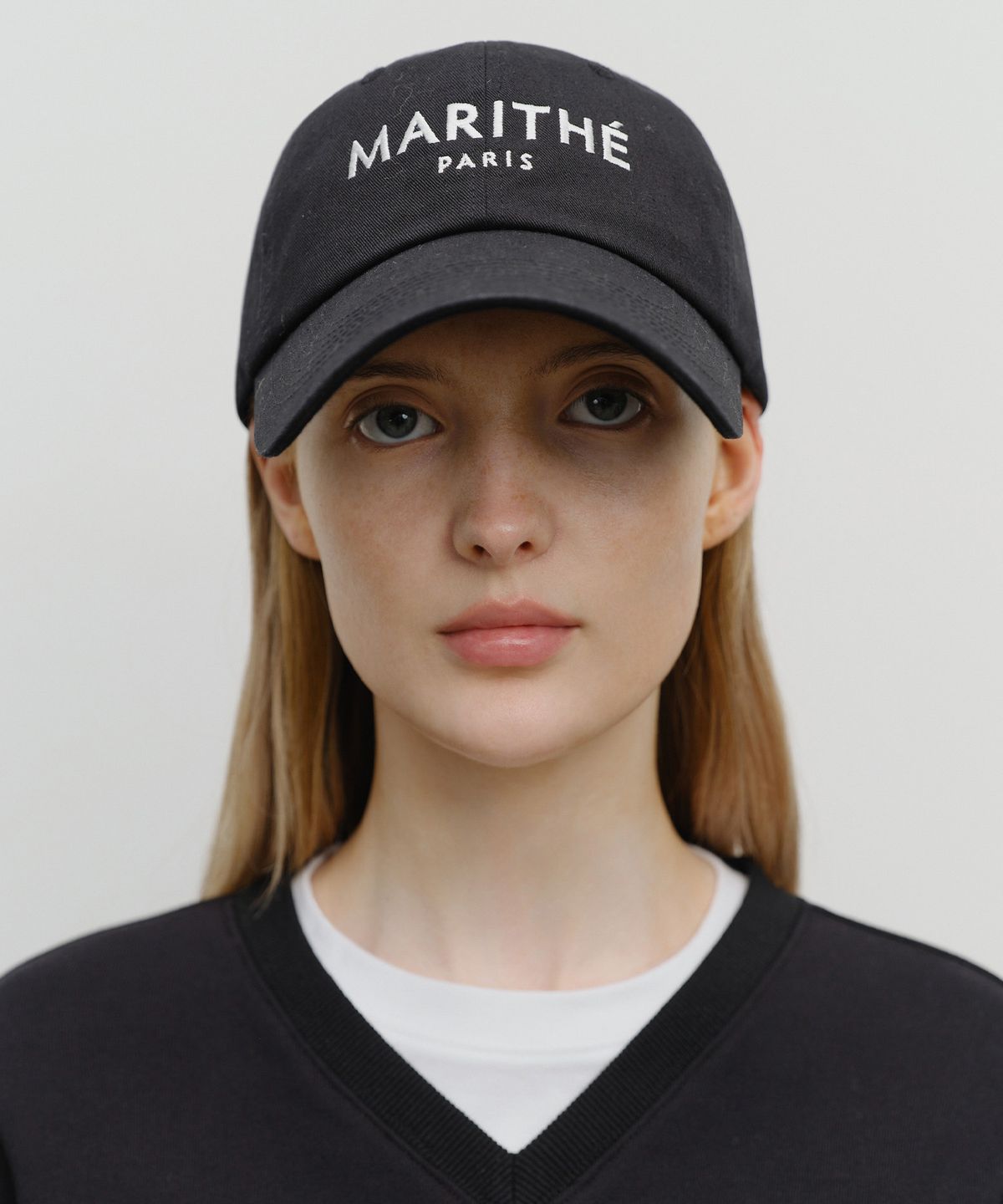 마리떼 프랑소와 저버(MARITHÉ + FRANҪOIS GIRBAUD) REGULAR LOGO COVERED CAP black