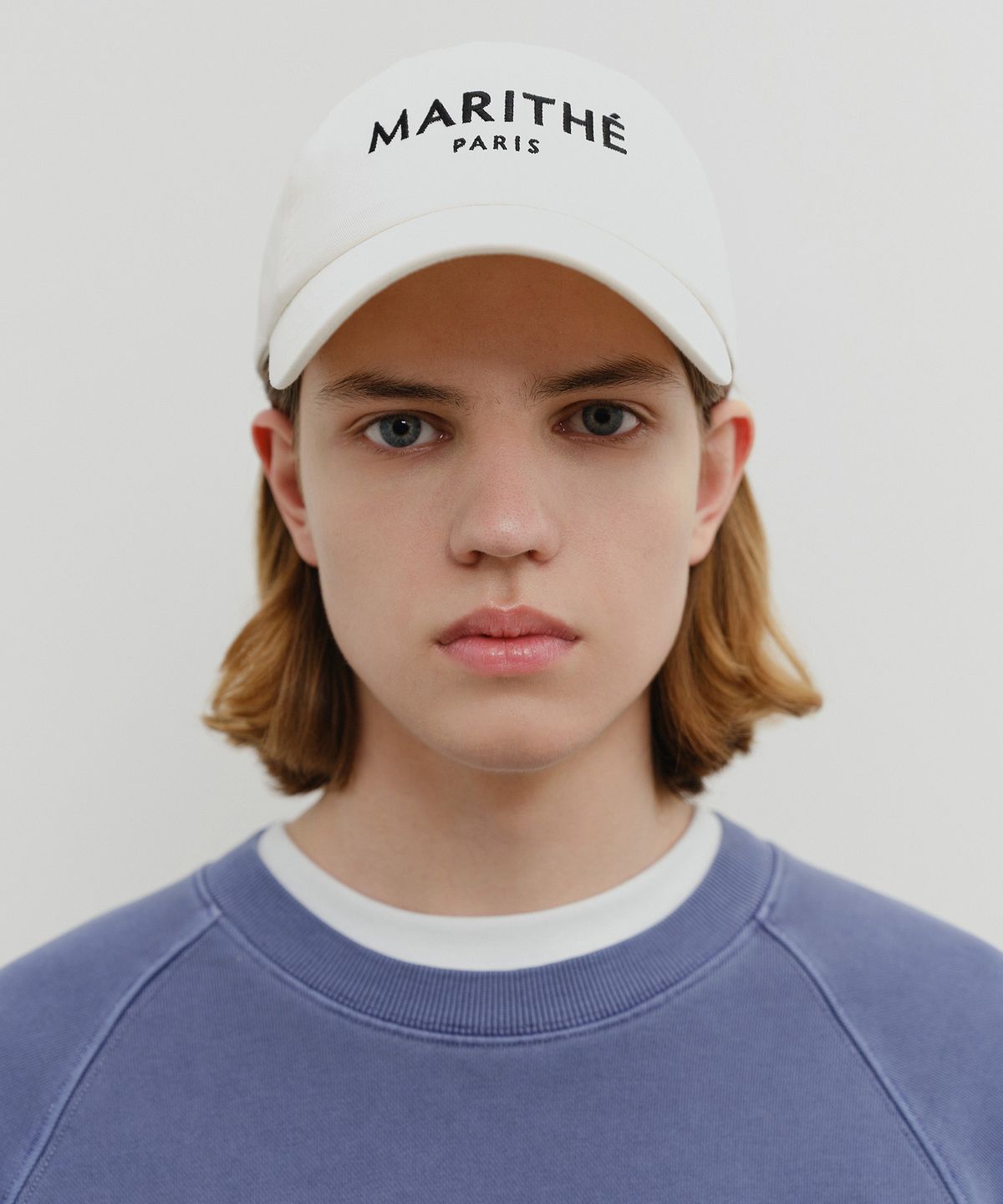 마리떼 프랑소와 저버(MARITHÉ + FRANҪOIS GIRBAUD) REGULAR LOGO COVERED CAP ivory