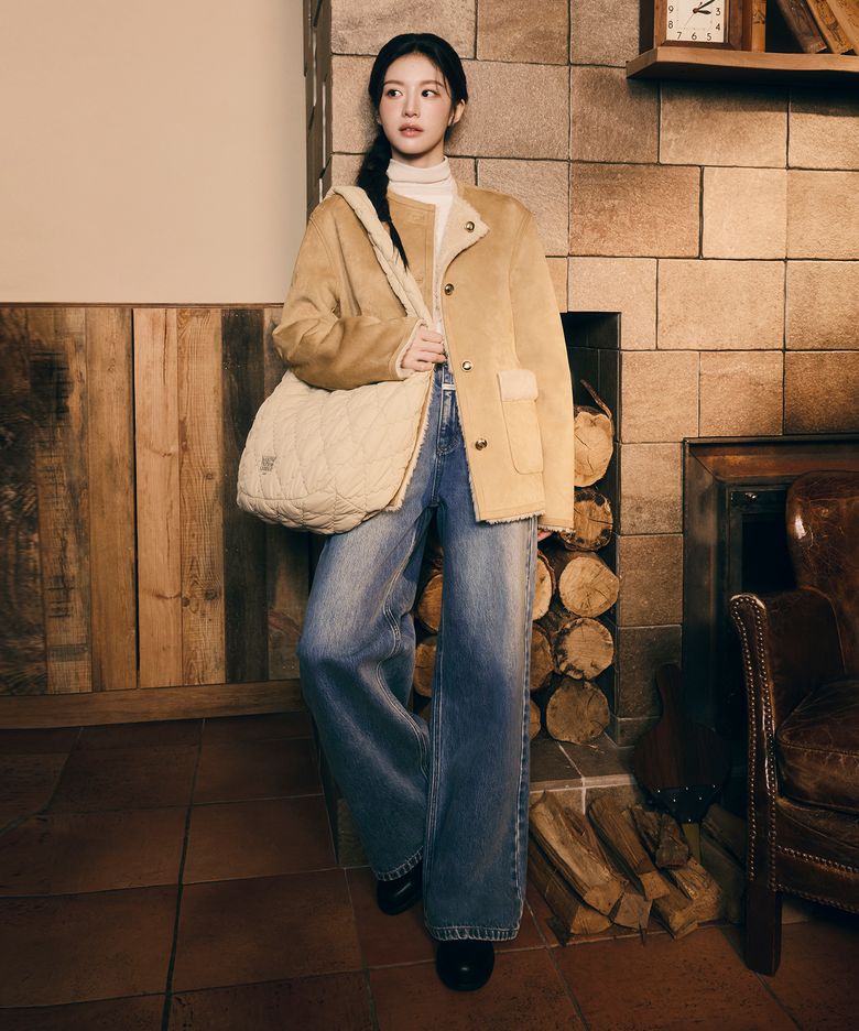 [고윤정 PICK] W WIDE DENIM PANTS blue