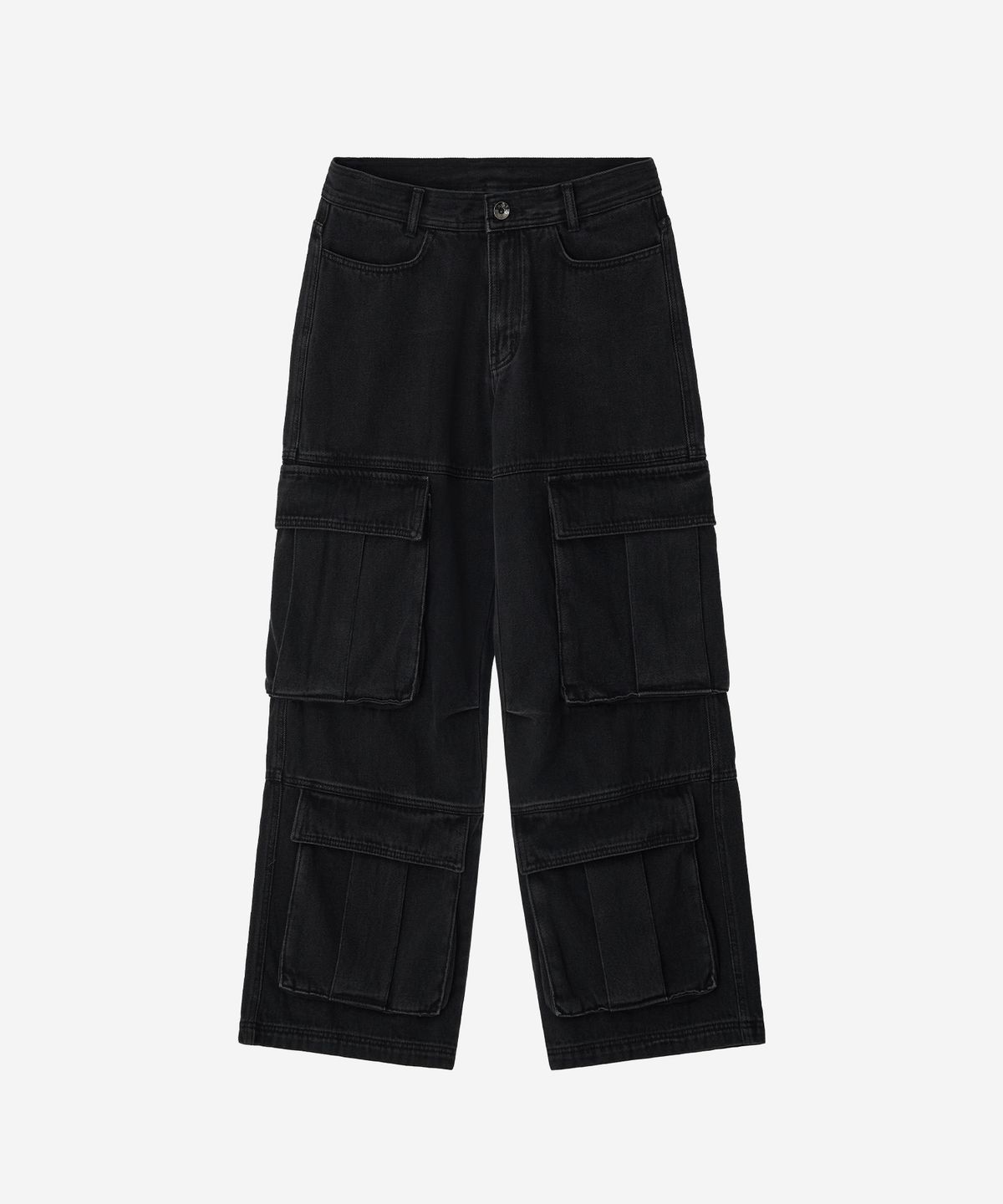 비엘알(BLR) Utility Cargo Washed Denim Pants (Version 2)