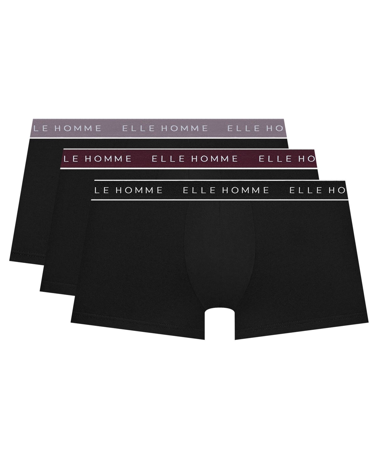 엘르이너웨어(ELLE INNERWEAR) 매니시 에어로쿨 컴포트핏 드로즈 3PACK