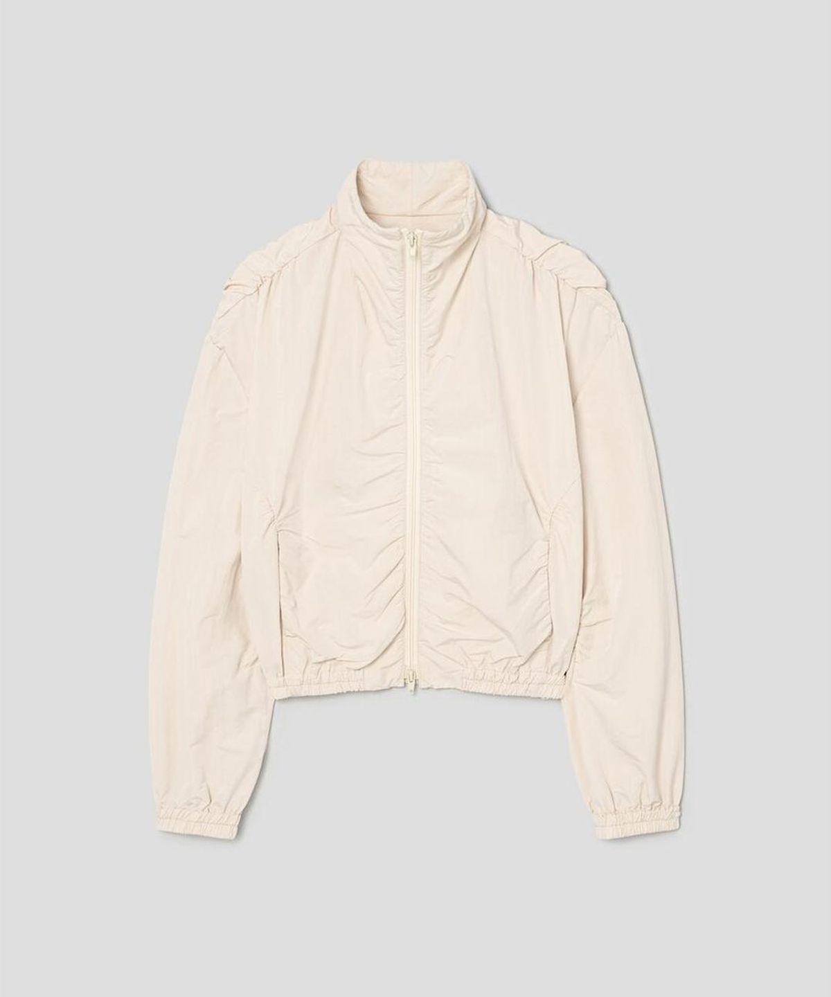 앙개(ANGGAE) Solid  ZipUp  Ivory