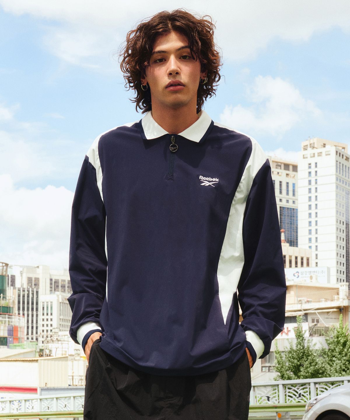 리복(REEBOK) 플로우 드릴탑 피스테 - 네이비