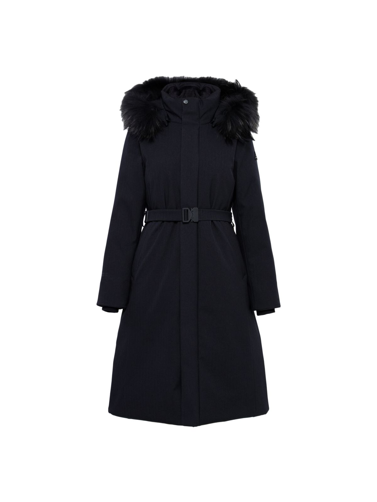 아이더(EIDER) La Belle (라벨르) 여성 W/S 캐시미어 롱 코트 다운 자켓 (HOOD)_Dark Navy