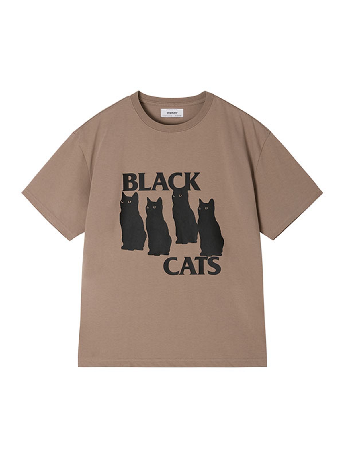 비바스튜디오(VIVASTUDIO) BLACK CAT TEE [BEIGE]