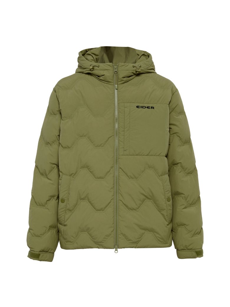 THERMOLOCK (써모락) 남성 슬림 후디 블렌드 다운 자켓_Olive