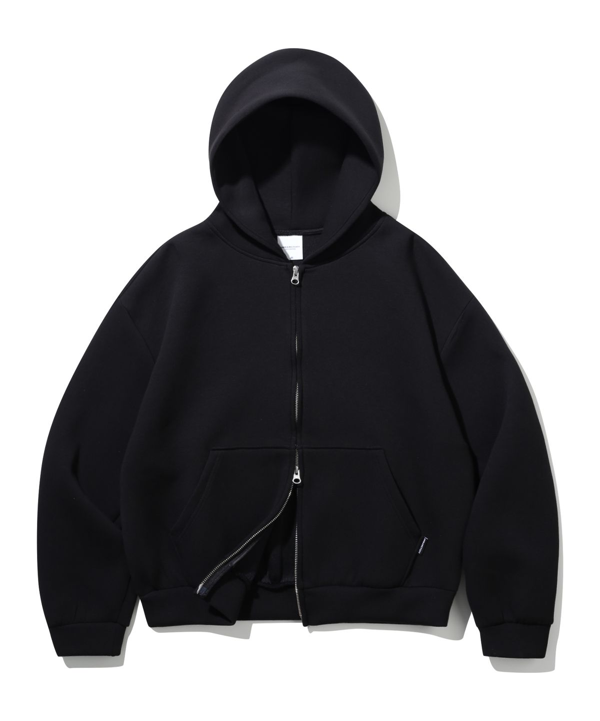 어반스터프(URBANSTOFF) 네오프랜 다이버 크롭 후드 집업 (블랙)